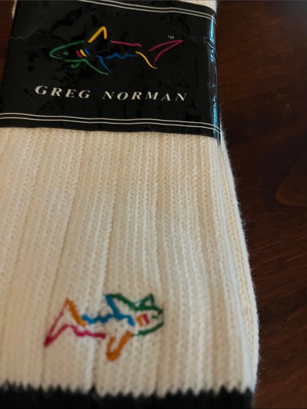 Greg Norman Collection Men’s Socks with Black Stripe